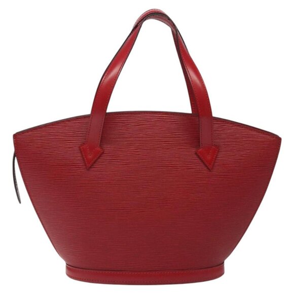 LOUIS VUITTON Epi Saint Jacques Shoulder Bag Red M52277 LV Auth 116737 - Picture 3 of 16